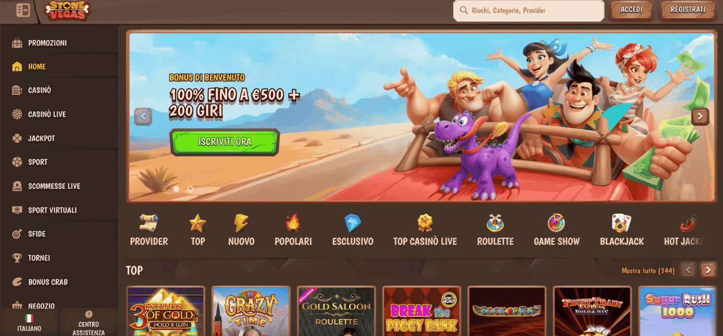 Stone Vegas Casino non AAMS